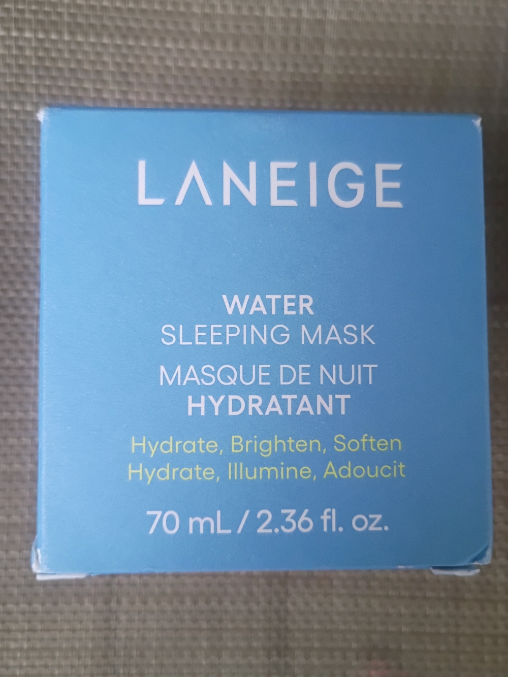 LANEIGE Water Sleeping Mask - Light Blue Hydrating Night Gel